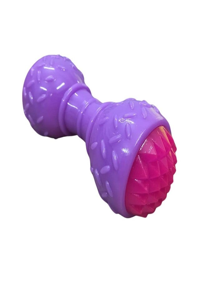 PET FUN TPR LED Dumble Toy for Dogs - Interactive Light-Up & Squeaky Chew Toy for Dog & Cats - Image 2